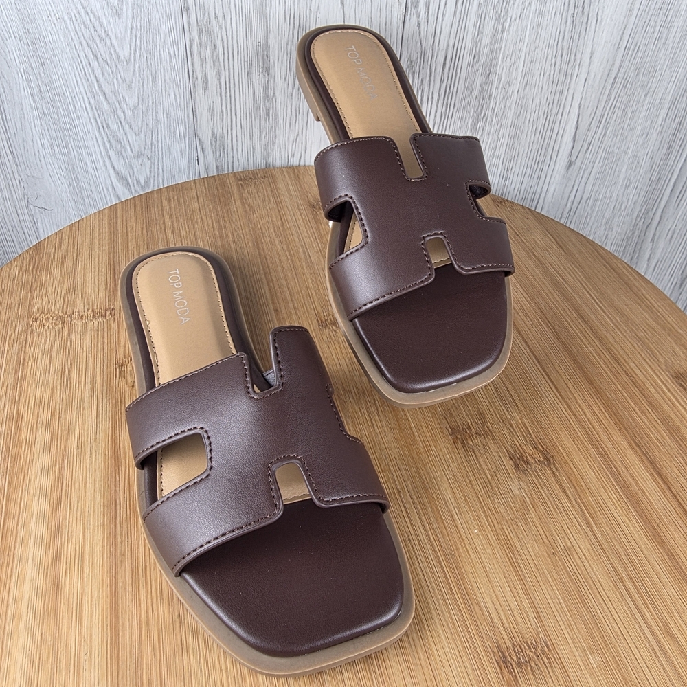 Women's Brown H Sandals